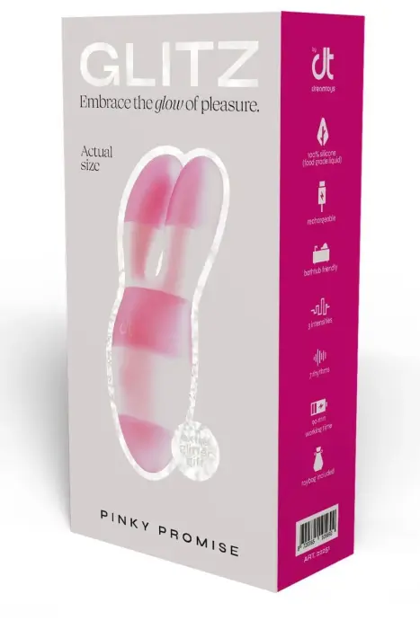 Glitz Pinky Promise клиторальный стимулятор – 9 cm (3.5″) – розовый