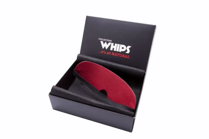 WHIPS ādas acu pārsējs – melns