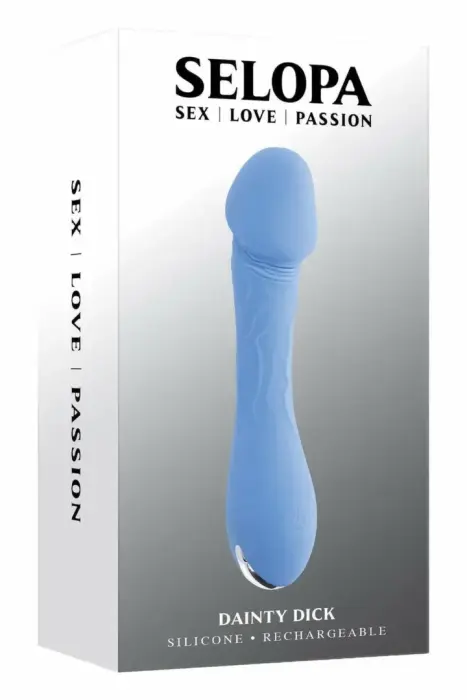 SELOPA Dainty Dick – компактный силиконовый вибратор – гибкий ствол – водонепроницаемый – 12 см