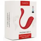 SVAKOM Phoenix Neo 2 kulkos vibratorius – 11.8 cm (4.6″) – raudonas — Nuotrauka 1