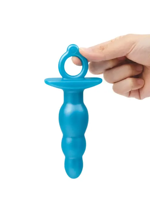 B-Vibe Bounce Plug – 18–20 cm – Tirkīza – Blue Foto 9