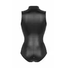 Christine Xenna – 2-way zipper wet look bodysuit – black – S — Photo 5