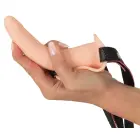 Vibruojantis strap-on dildo – 15.7 cm (6.2″) – Juodas — Nuotrauka 6