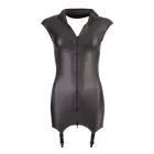 Cottelli Collection Shiny Black Mini Dress with Adjustable Straps – S — Photo 6