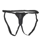 Sportsheets Hidden Pocket Strap-On Set with Remote Vibrator – Black — Photo 3