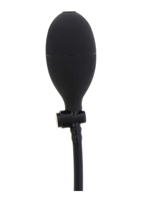 Pripučiamas lemputės formos analinis kištukas – 8–9.5 cm – Juodas Photo