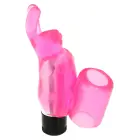 Rozā truša pirksta vibrators — Foto 1