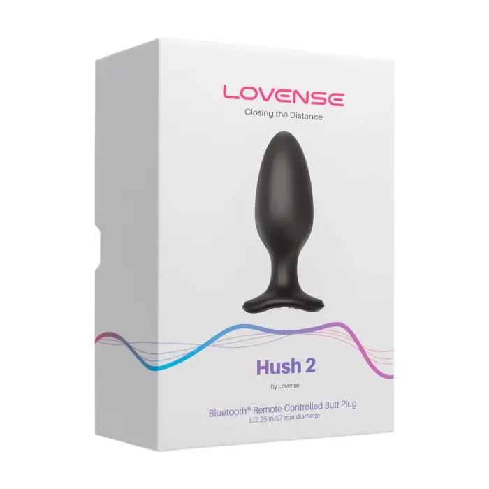 Hush 2 rakendusega juhitav vibreeriv anaaltapp – 5.7 cm – Must