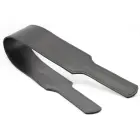 Double Layer Faux Leather Paddle – Black — Photo 1