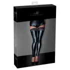 Noir Diva Exclusive wet look säärisoojendajad pitsiga – mustad – S — Foto 1