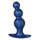 NMC 5 Inch Silicone Anal Plug – silikona anālais aizbāznis ar T-formas pamatu – metālisks zils – 12,7 cm — Foto 2