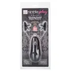 Vibrējošs apsildāms krūtsgalu kairinātājs – melns Foto 3