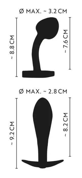 ANOS metalinis analinio kištuko rinkinys – Vaivorykštės spalvų – 7 - 10 cm – Multicolored Photo