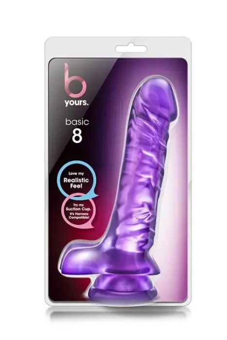 B YOURS BASIC 8 Violets dildo – 20 cm (7.9″)