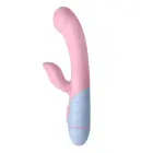 FemmeFunn FFIX Rabbit divkāršās darbības truša vibrators – 20.3 cm (8″) – rozā — Foto 3