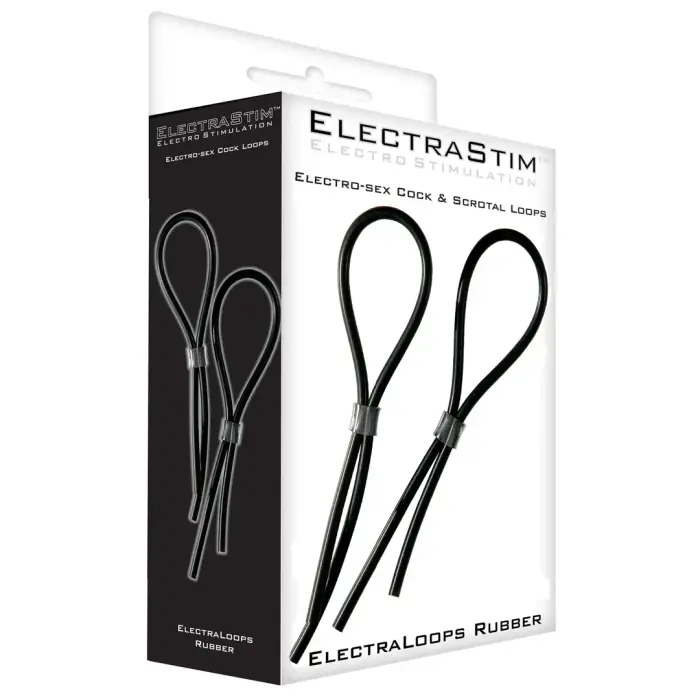 ElectraLoops regulējamie dzimumlocekļa un sēklinieku gredzeni – melni Foto 1
