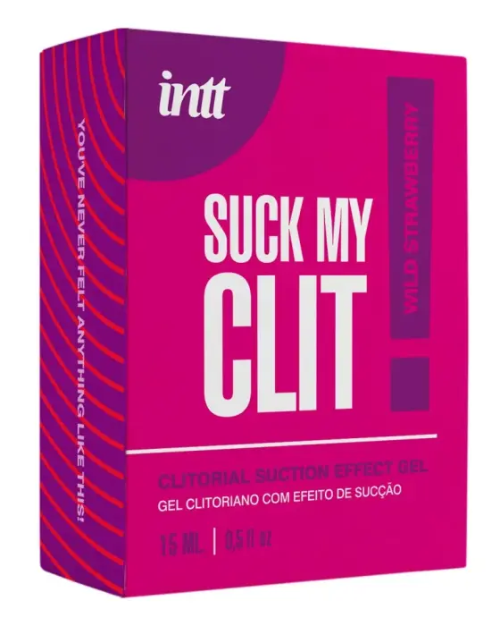 intt Suck My Clit стимулирующий гель – дикая клубника – 15 ml