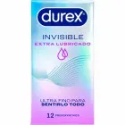 Durex Invisible Extra Lubricated eriti õhukesed kondoomid – 12 tk — Foto 1