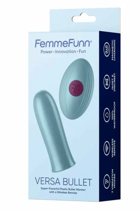 FemmeFunn Versa Bullet вибропуля – 8.1 cm (3.2″) – синий