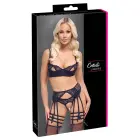 Cottelli LINGERIE must pitsist rinnahoidja ja sukahoidja komplekt – 75B/S — Foto 1