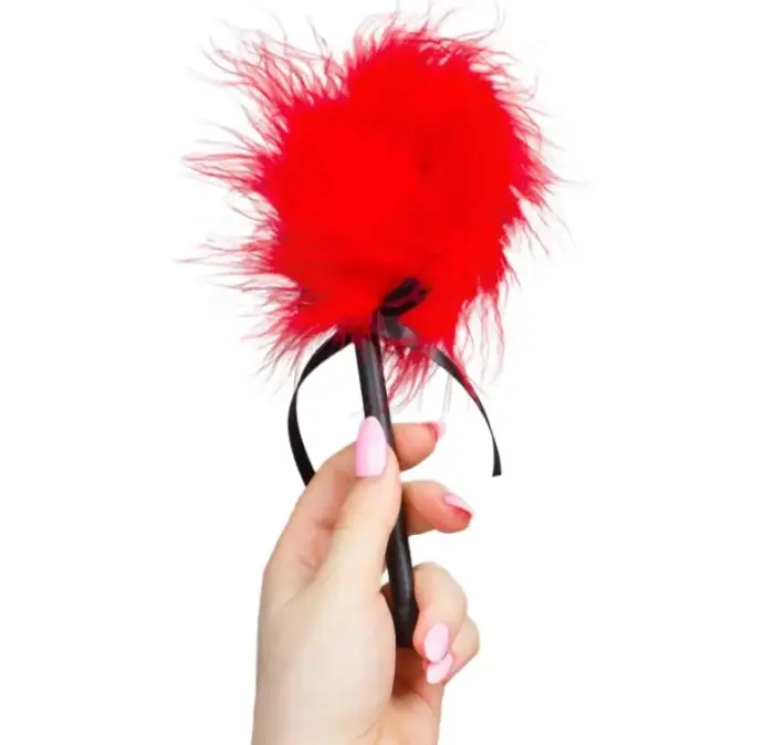 Secret Play Red Marabou Feather Teaser – Soft Touch Sensory Accessory