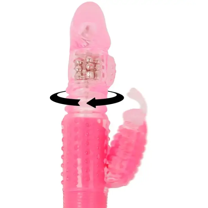 OHMAMA вращающийся кролик-вибратор – 25.5 см (10″) – розовый