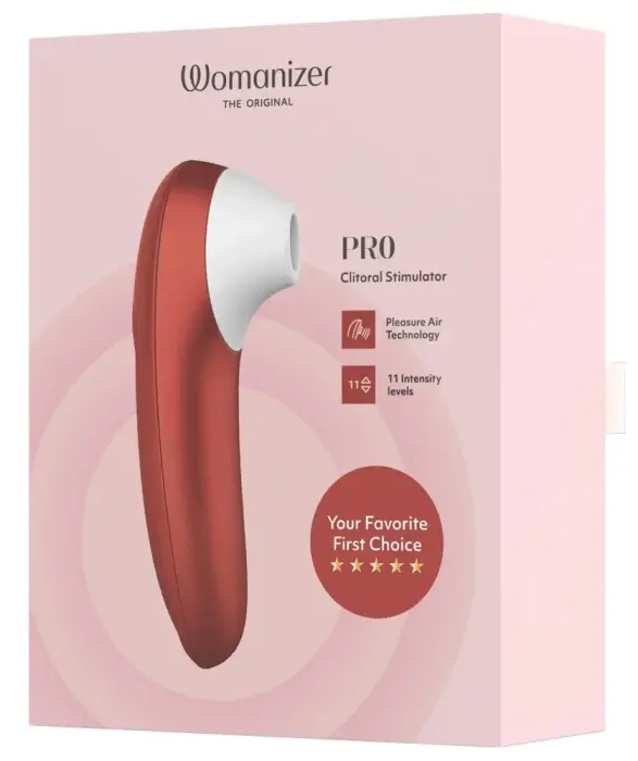 Womanizer Pro Red клиторальный стимулятор – 16 см – красный