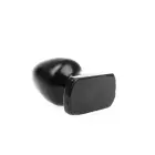 Piko formos analinis kištukas M – 13 cm (5.1″) – Juodas — Nuotrauka 3