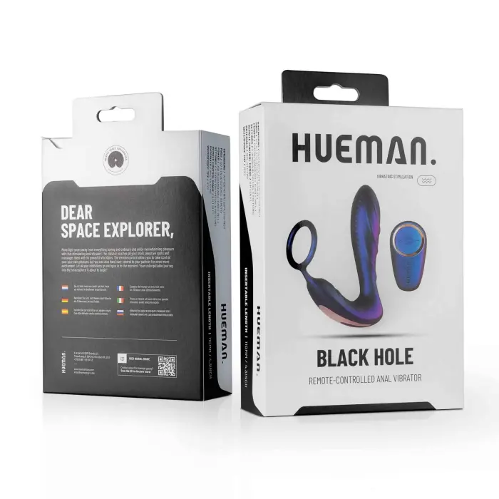 Hueman - Black Hole анальный вибратор – 14.3 cm (5.6″) – Фиолетовый