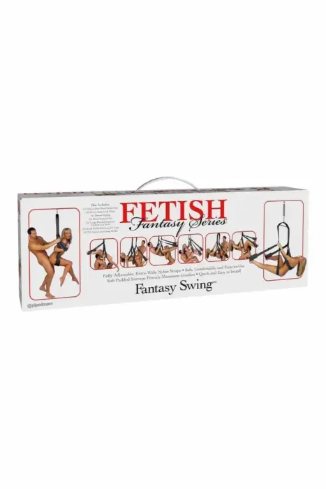 Fetish Fantasy Series Fantasy Swing Adjustable Support System – Black