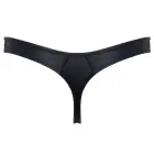 Svenjoyment Herren Rio – men's imitation leather thong with metal rings – black – L — Photo 7