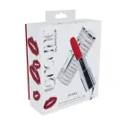 Angel Lipstick Vibrator with 4 Attachments - Clear — Photo 1
