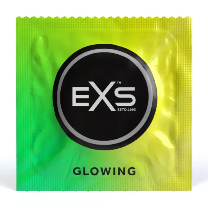 EXS Pimedas helendavad kondoomid – 100 tk