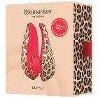 Womanizer Liberty 2 – kompakts gaisa pulsa stimulators, 8 intensitātes – leoparda raksts — Foto 1