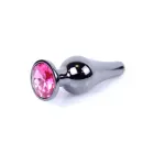 MyLove Toys Jewellery Dark Silver anālais spraudnis – 9.5 cm (3.7″) – Rozā — Foto 8