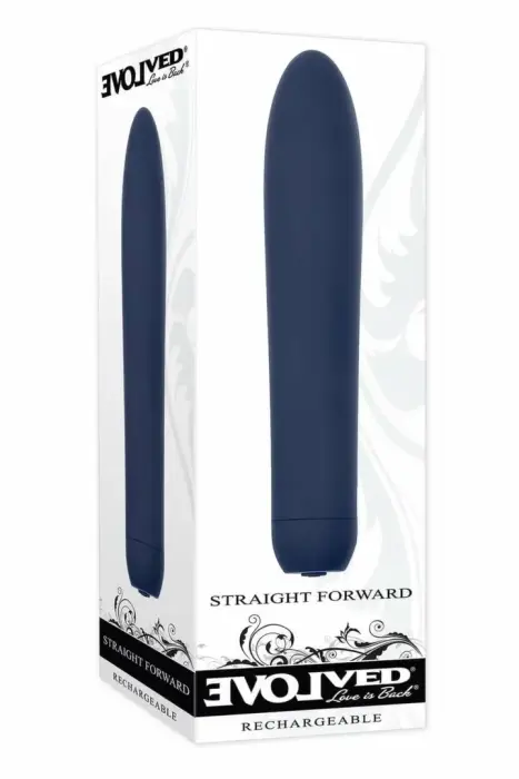 EVOLVED Straight Forward – перезаряжаемый вибратор – гладкий ABS – 10 режимов – 16,5 см