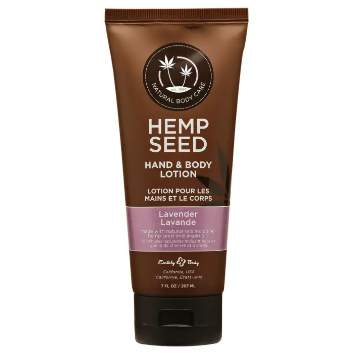 Earthly Body hemp seed hand & body lotion – lavender – 207 ml