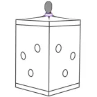 Secret Dome Scandale BDSM rotaļu kabīne – violeta Foto 15