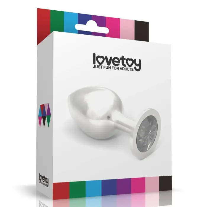 Silver anaaltapp L – 10.2 cm (4.0″)