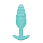 b-Vibe Texture Plug Bump anaaltapp – 12 cm – Roheline — Foto 1