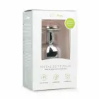 Rimba Aluminium Intimate Plug with Large Crystal – M – Clear — Photo 2
