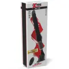 Anaalne tõukav vibraator – 37 cm – must — Foto 3