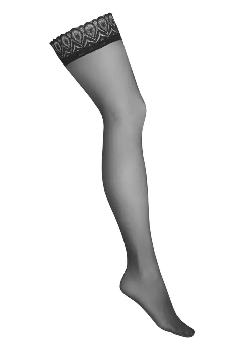 Hold Ups H006 zeķes – melnas – L/XL