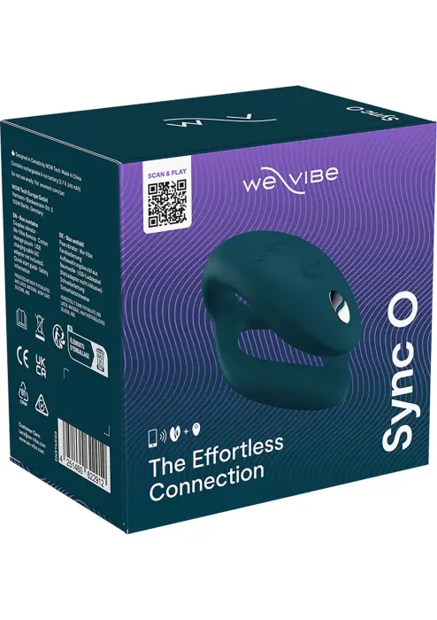 We-Vibe Sync O C-formas vibrators – zaļš Foto 3