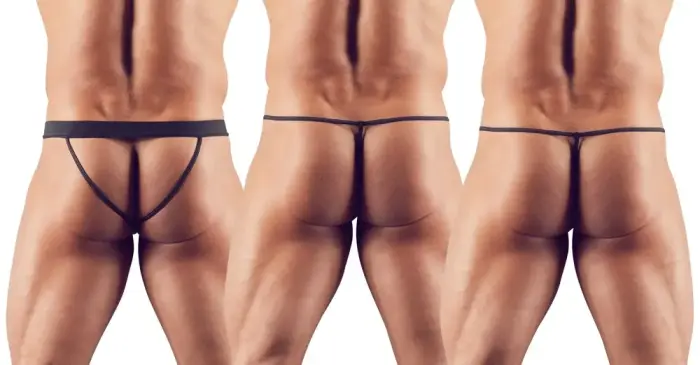 Men's Thong Set – 3 pcs – S-L Photo