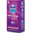 Skins Extra Large īpaši plāni prezervatīvi ar vaniļas aromātu – 16 gab. — Foto 2