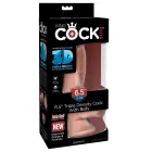 King Cock Plus 6.5 TDC Light Triple Density Dildo with Balls – 20.3 cm (8″) – Skin — Photo 1