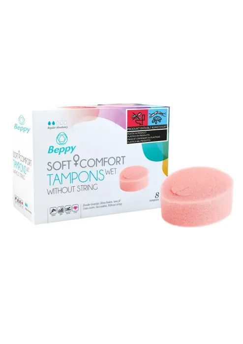 Beppy Soft + Comfort Wet tamponi – 8 gab. Foto 4