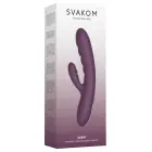 SVAKOM Avery triušio vibratorius su stūmimo funkcija – 18.6 cm (7.3″) – violetinis — Nuotrauka 1