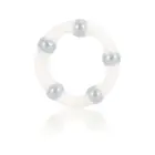 Metallic Bead Cock Ring – Clear — Photo 1